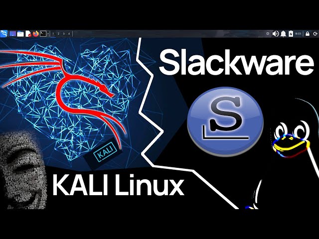 Легендарный дистрибутив Slackware Linux 15. Кибербезопасность - Kali Linux