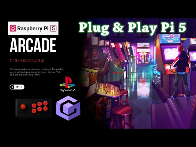 The Easiest Way To Retro Game on The Pi 5 - Plug and Play 128gb