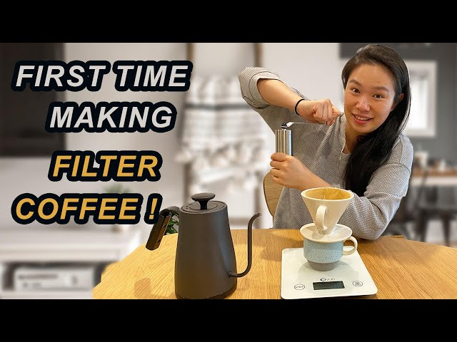 COMPLETE BEGINNER TRIES TO MAKE FILTER COFFEE (Aeropress & Pour Over Method)  NOT a ‘How-To’ Guide
