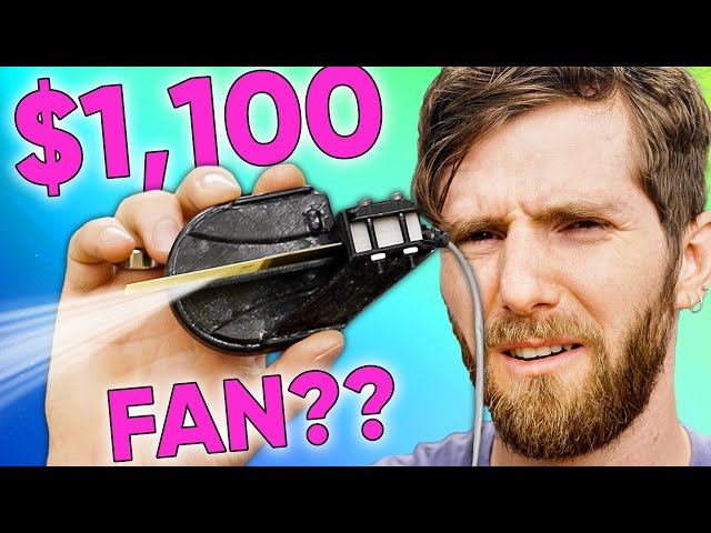 This Bizarre Fan Cost $1100?! - Piezoelectric Fan