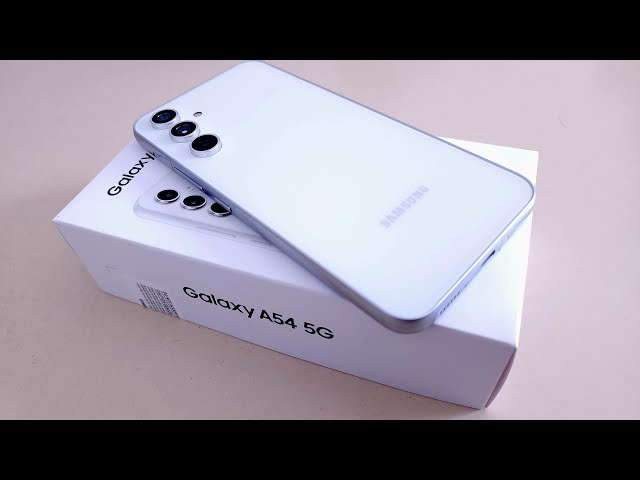 Samsung Galaxy A54 5G Aesthetic Unboxing | Mario Kart Tour, Genshin Impact, Defense Derby