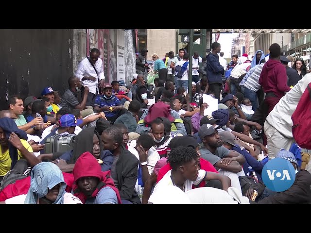 Migrant Crisis Swells in NYC as Asylum Seekers Camp Outside | VOANews