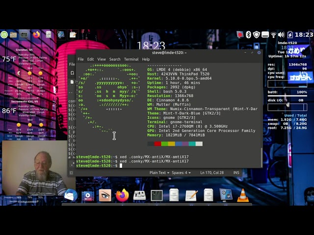 Add Conky To Debian and its derivatives - Linux Mint, LMDE, etc..