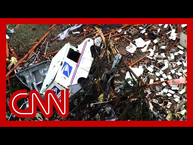 Drone footage shows devastating aftermath of Oklahoma tornadoes