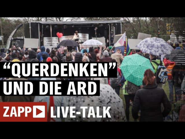 Wie sollte die ARD mit "Querdenken"-Demos umgehen? - ZAPP Talk | ZAPP | NDR