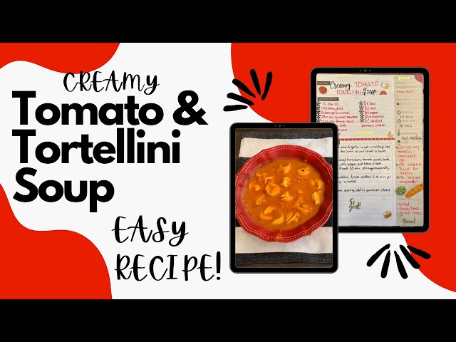Creamy Tomato And Tortellini Soup | Easy One-Pot Recipe | Cook With Me
