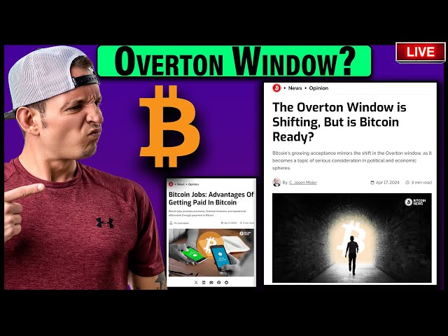 The Overton Window is Shifting, But is Bitcoin Ready? Is Bitcoin price going to crash again?