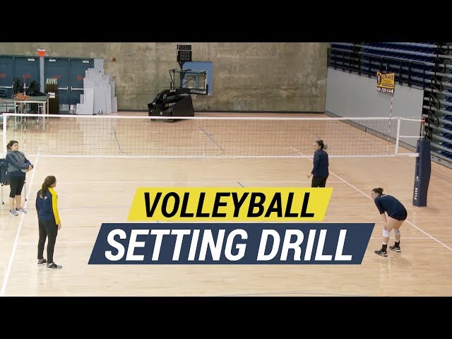 Volleyball Setting Drill - Right Back Right Front Exchange - Coach  Ashlie Hain
