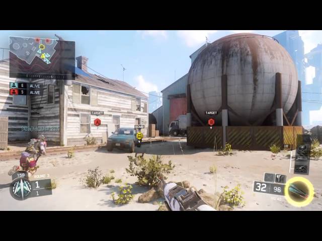 Combat axe across the map #2 slow motion!