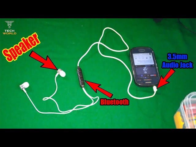How To Make Bluetooth Earphones Using wired Earphone | Wireless Headphones