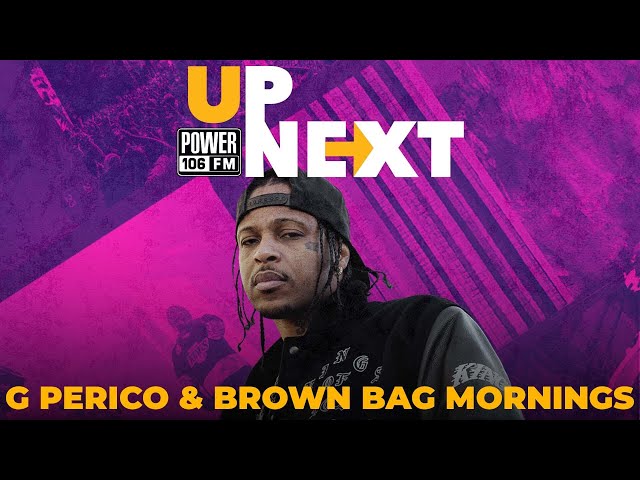 G Perico On Police Encounters, Being A West Coast Staple + Intimate "Up Next" Performance!