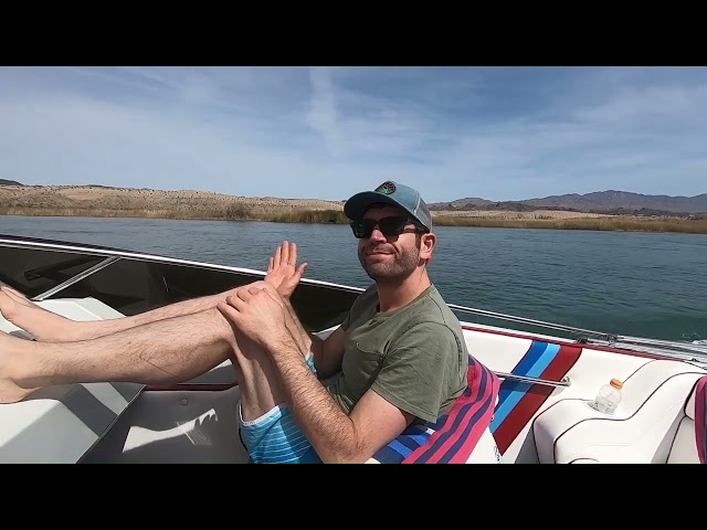 Steve & Laurie Boat Camping Trip   Lake Havasu