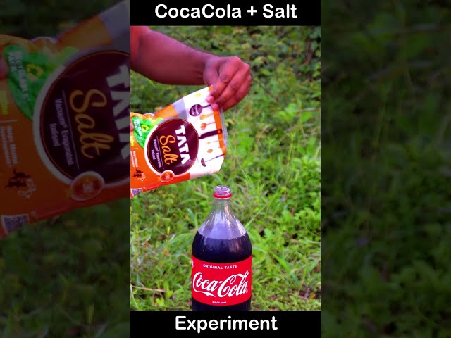 Amazing CocaCola & Salt Experiment