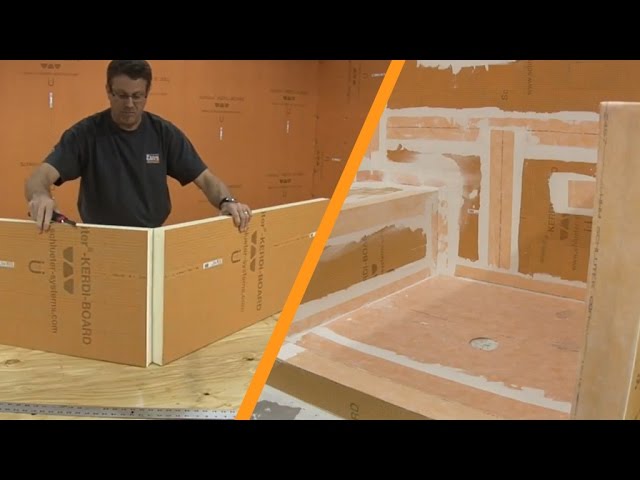 Fixer Tips: Creating Seats, Shelves and Partition Details with Schluter-KERDI-BOARD