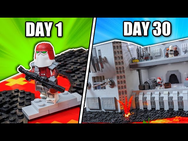 I Challenged Famous LEGO YouTubers To A 30 Day Clone Base Competition!
