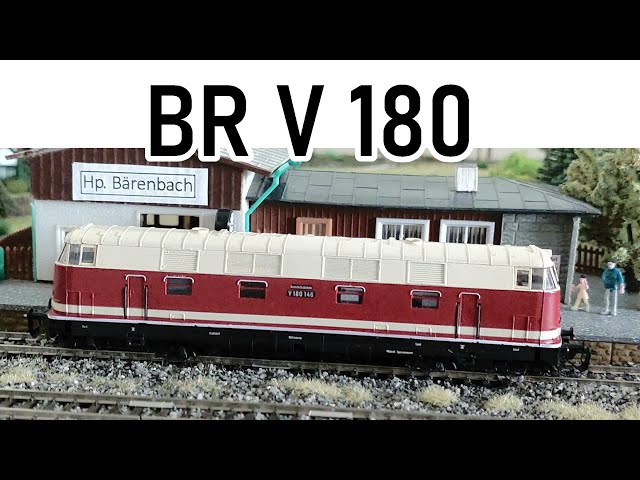 DR BR V 180 | BR 118  -  Spur TT  -  Modell und Wirklichkeit