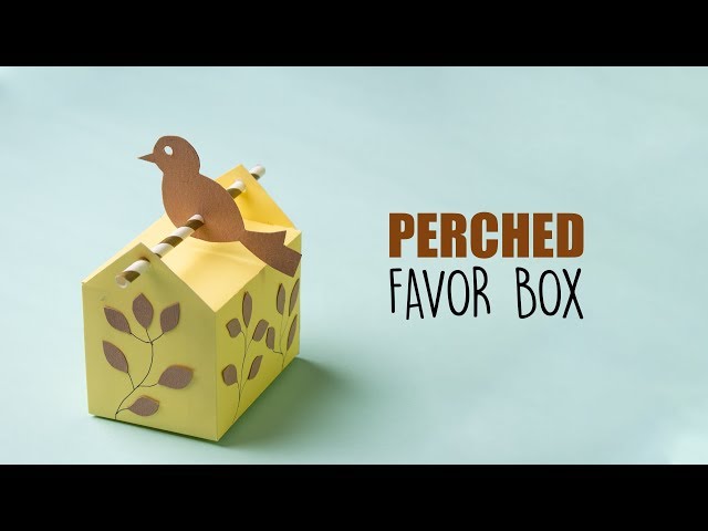 DIY Favor Boxes | Gift Box Ideas | Perched Favor Box