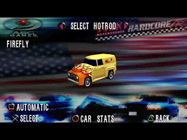 TNN Motorsports Hardcore TR - All Cars List PS1 Gameplay HD