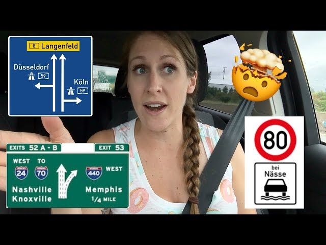 German Autobahn vs US Highway