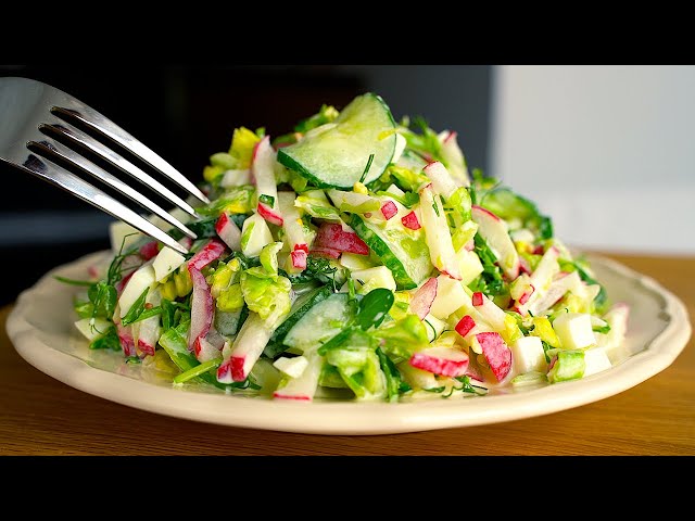 Eat this cucumber salad every day for dinner and you'll lose belly fat!