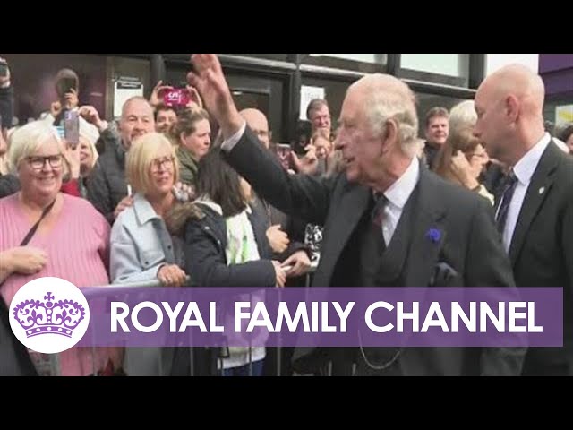 Rapturous Welcome for King's First Visit Since End of Royal Mourning
