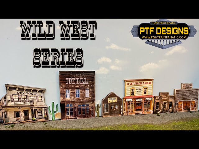 PTF DESIGNS Building Flats - Wild West Series!