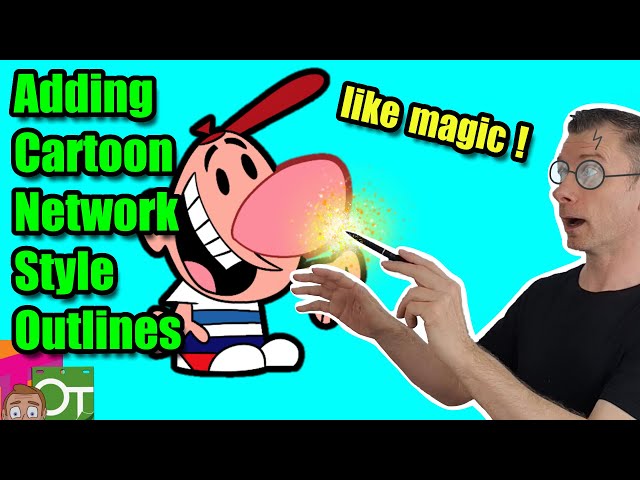 How to add Cartoon Network style outlines using OpenToonz FX