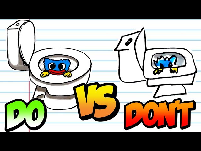 AMAZING DOs & DON'Ts Drawing POPPY PLAYTIME In 1 Minute CHALLENGE!