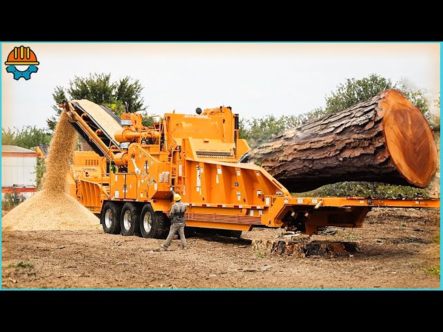 45 Dangerous Monster Wood Chipper Machines in Action