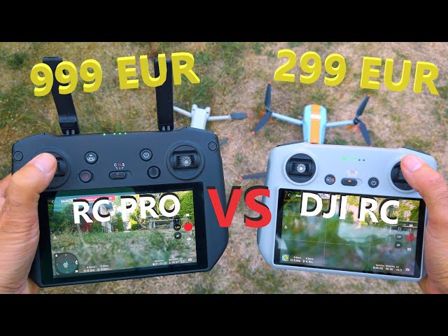 DJI RC vs RC-Pro Controller - Was sind die Unterschiede ? + Test Verbindungsqualität