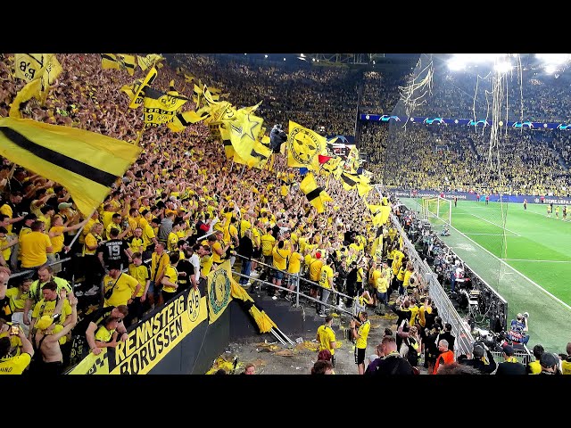 BVB Südtribüne 1-0 Halbfinalsieg I Dortmund vs. Paris Saint-Germain I Champions League Mai 2024