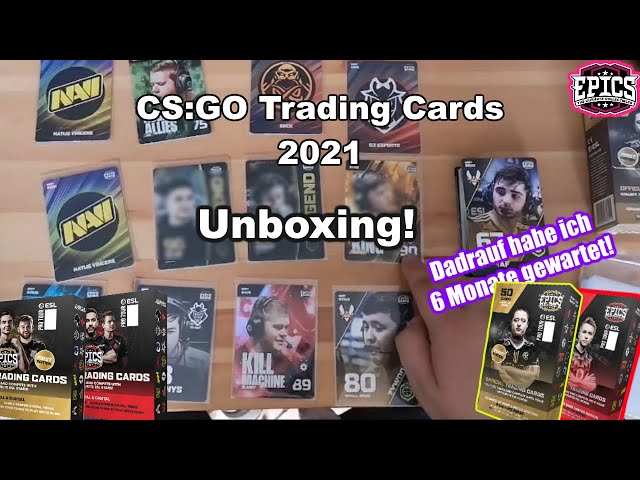 NACH 6 MONATEN: CSGO TRADING CARDS 2021 UNBOXING! | TM