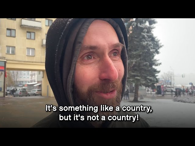 Street interview in one of the least democratic country in the world