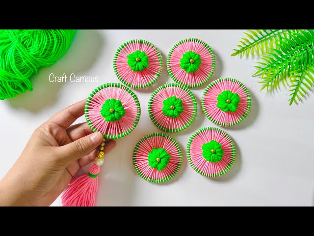 Easy and Beautiful Wall Hanging | Wall Hanging Craft Ideas Woolen | Woolen Craft