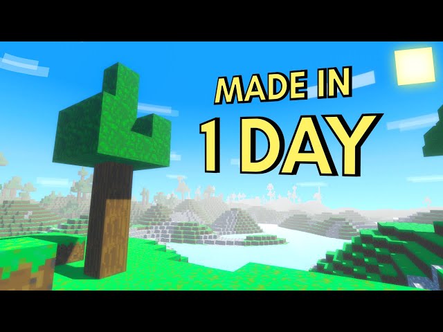 I Made Minecraft in 24 Hours