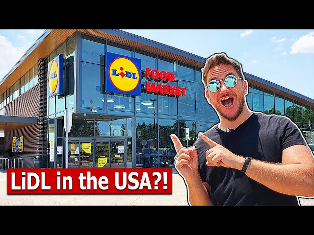 My German Husband Shops at LIDL in the USA!