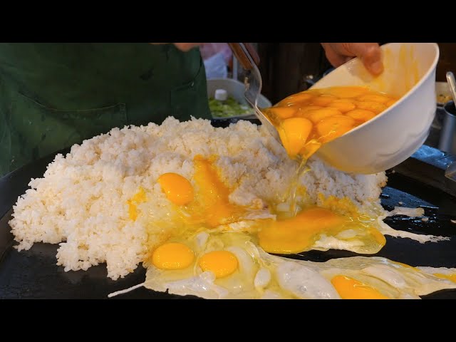 Amazing skill！Egg Fried Rice Collection / 令人驚嘆的技巧！蛋炒飯大師合集