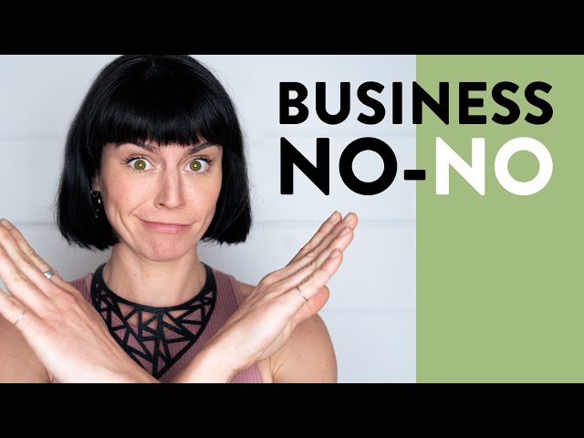 Why you should NEVER do business as yourself