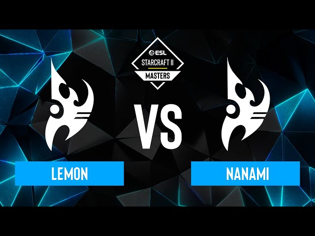 Lemon vs. Nanami - ESL SC2 Masters: Spring 2024 Asia Regionals - Playoffs