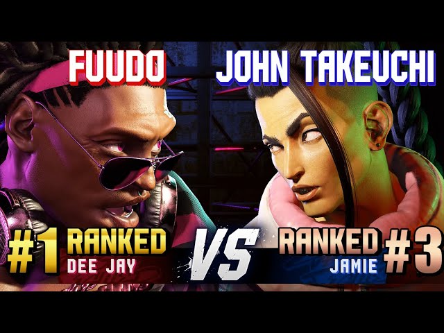 SF6 ▰ FUUDO (#1 Ranked Dee Jay) vs JOHN TAKEUCHI (#3 Ranked Jamie) ▰ High Level Gameplay