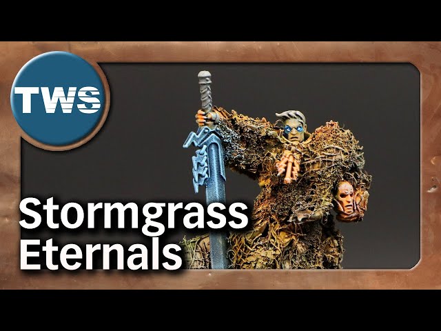Tutorial: how to paint Stormcast Eternals as Stormgrass / Swampcast Eternals (miniatures, AoS, TWS)