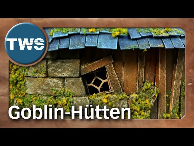 Easy2build: goblin huts in a fantasy forest (tabeltop, wargaming, terrain, DIY, TWS)