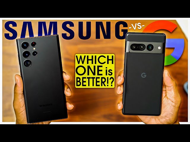 WHICH IS BETTER!? Galaxy S22 Ultra vs Pixel 7 Pro Review BRUTALLY HONEST
