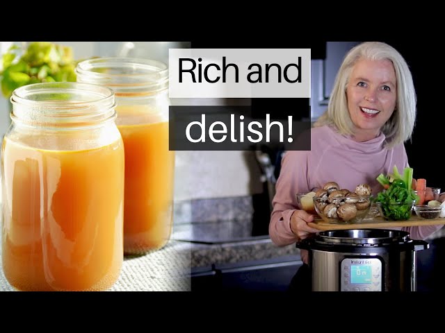 Instant Pot Vegetable Broth | Scraps Included