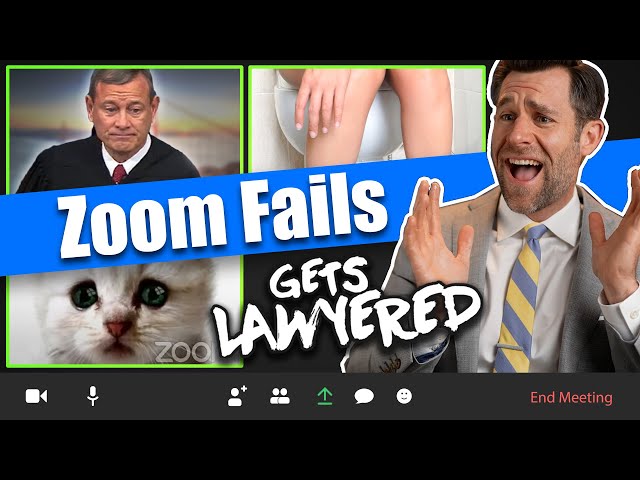 Lawyer Reacts to the most EPIC Zoom Fails