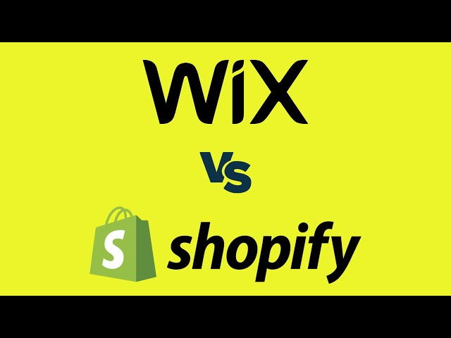 Wix vs Shopify (2023) — Which Is Better?