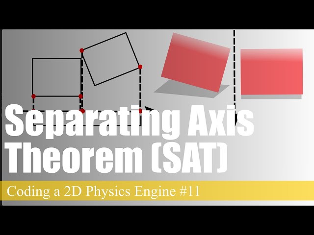 Separating Axis Theorem EXPLAINED | Coding a 2D Physics Engine in Java #11