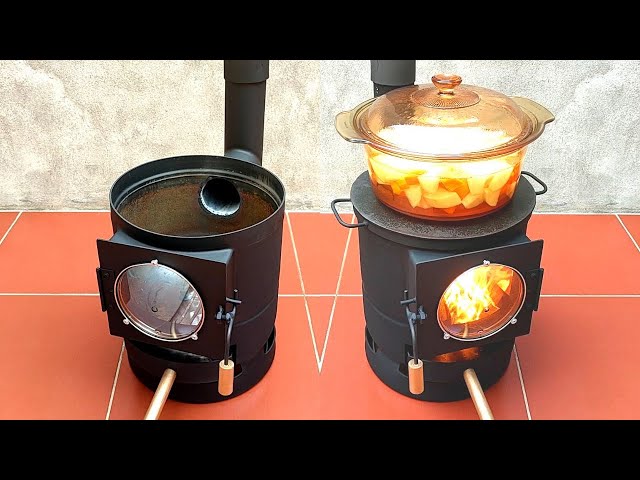 How to turn an old gas tank into a super effective wood stove