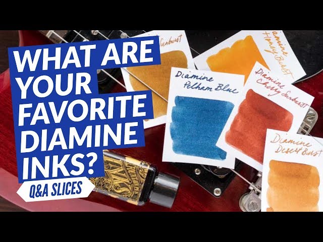 Brian Goulet's Top 5 Favorite Diamine Fountain Pen Inks