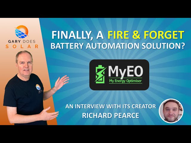 My Energy Optimiser – Home Battery Automation